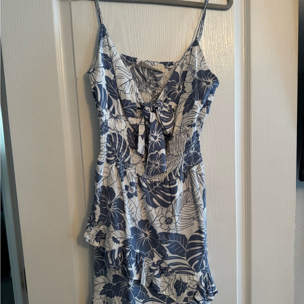 tropical short dress